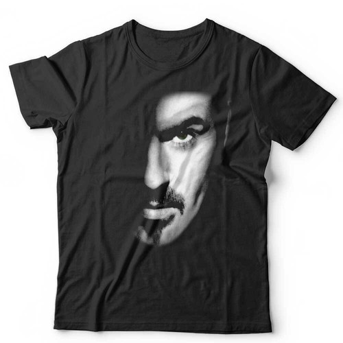 George michael tshirt - tshirt, face