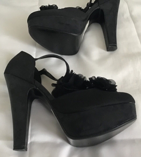 Love label womens black high - love,