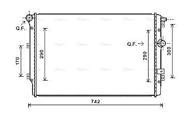 Vna2324 ava radiator - ava, vw