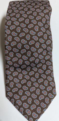 Pal zileri tie brown - tie, paisley