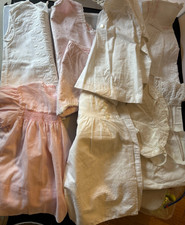 Beautiful Bundle of Vintage Baby Cothes Inc Christening Gown and Cap