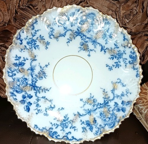 Stunning vintage flow blue - stunning,