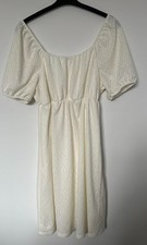 White Lace Puff Sleeve Boho