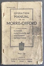 MORRIS OXFORD SIX Car