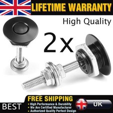 Push Button Quick Release Bumper Latch Gearzaar Latch Clip 2PC Black UK New