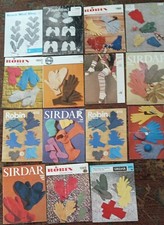 Job Lot Bundle 15 Vintage Knitting Patterns Gloves & Mittens For All The Family 
