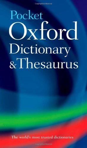 Pocket oxford dictionary and - pocket,