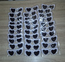 30 White Heart-shaped Wedding