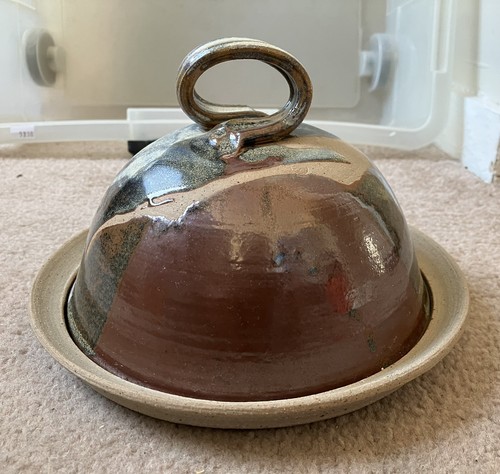 Vintage studio pottery lidded - vintage,