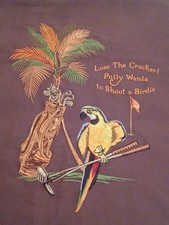 Caribbean Mens Shirt XL Parrot