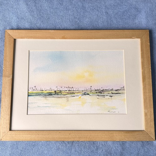 Vintage original watercolour - original,