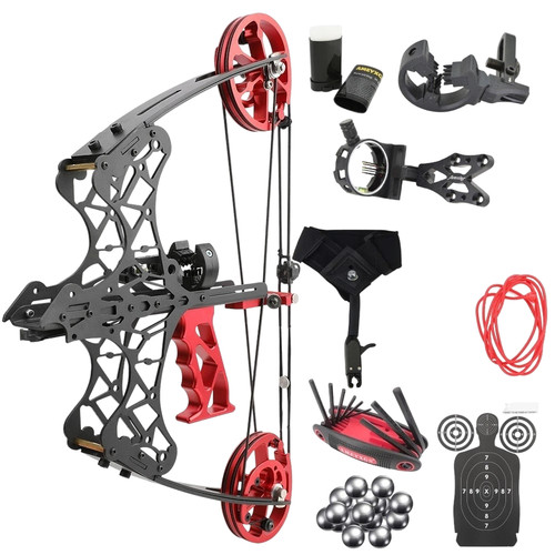 Compound bow archery set black - compound,