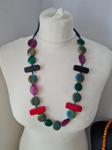 Boho chunky artisan - , wooden