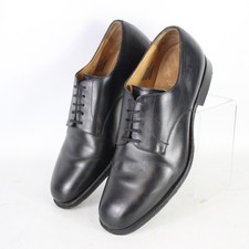CHURCH'S Cranfield Derby Shoes Black Leather Custom Grade Size 9.5 H - GUI