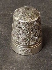 Silver THIMBLE ~ Art Deco ~