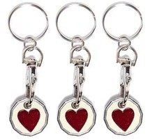2 x COIN TOKEN KEYRING £1