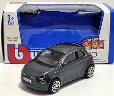 Burago grey fiat 500e - 500e, prima