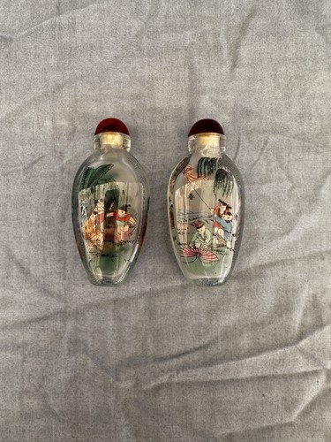 Pair chinese inside - inside, painted