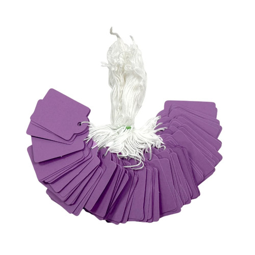 Purple strung tickets 37 - strung,