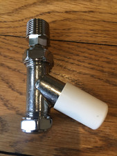 Myson Straight Radiator Lockshield Valve 15mm