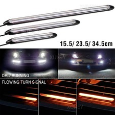 Sequential LED Strip Turn Signal Indicator Car DRL Daytime Running Light 3-SIZE