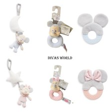 Disney Soft Plush Baby Toys Mickey Minnie Baby Rattles Baby Teether Gift PRIMARK