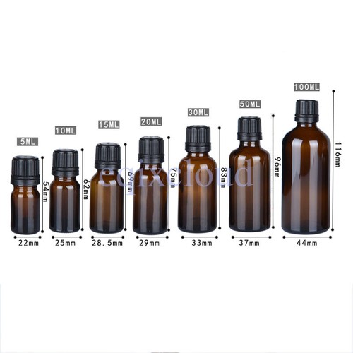 Empty 10ml 30ml 50ml amber - empty,