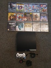 Sony PlayStation 3 Slim 320GB Console CECH - 2503B - 15 Games - 1 Controller