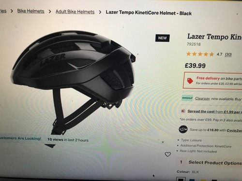 Lazer tempo kineticore bike - kineticore,
