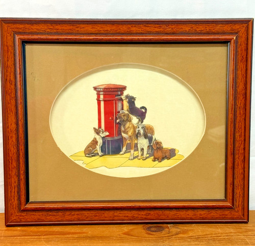 Vintage paper cut dog - vintage, art