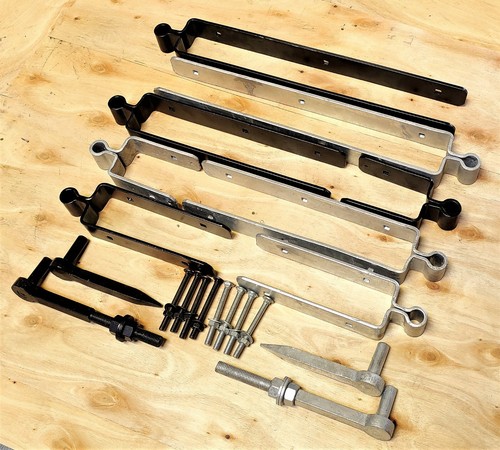 Field gate hinges set farm - set,