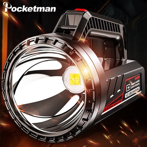 Led searchlight rechargeable - led,