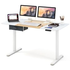 Electric Standing Desk Sit to Stand Table Height Adjustable Computer Workstation