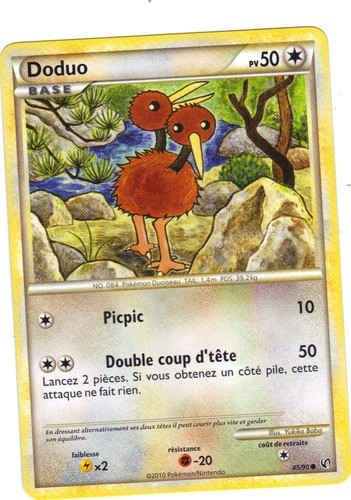 Pokemon doduo - no.,