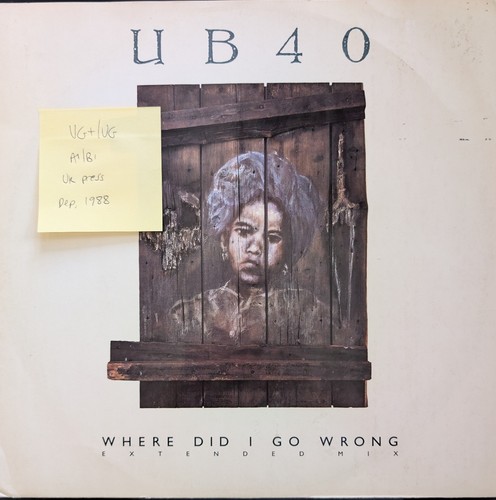 Ub40 where did wrong - did, i