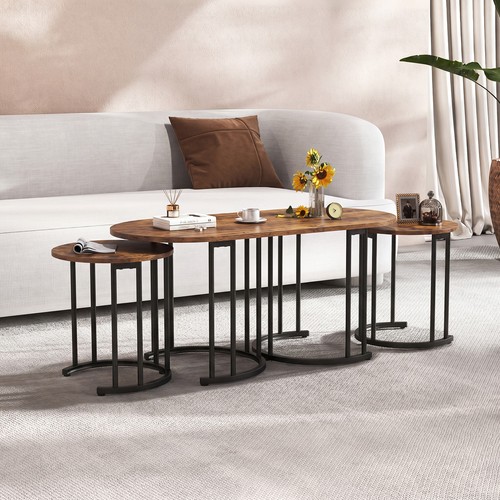 Nesting coffee table set - coffee, 3
