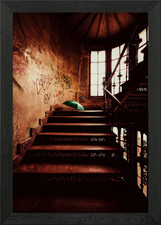 Old Staircase with Green