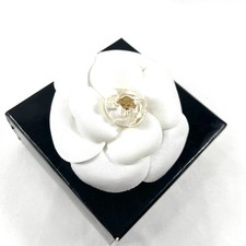 CHANEL White Camellia Flower