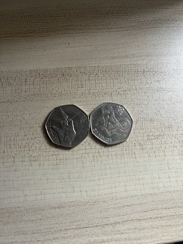 Olympic 50p coins london 2012 - 50p,