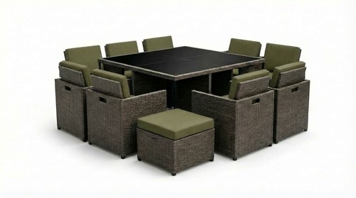 16pc rattan garden furniture - 16pc,