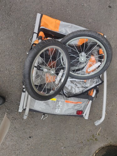 Halfords double child bike - double,