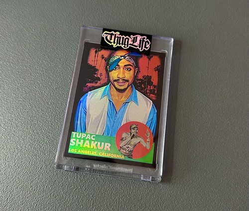Tupac shakur custom - tupac, card