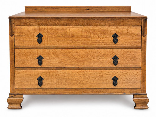 1930s art deco tiger - art, oak