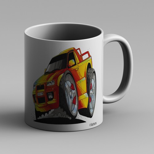Kartoons koolart mug - kartoons, skoda