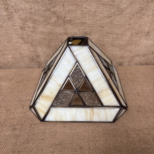Leaded glass lamp - glass, shade