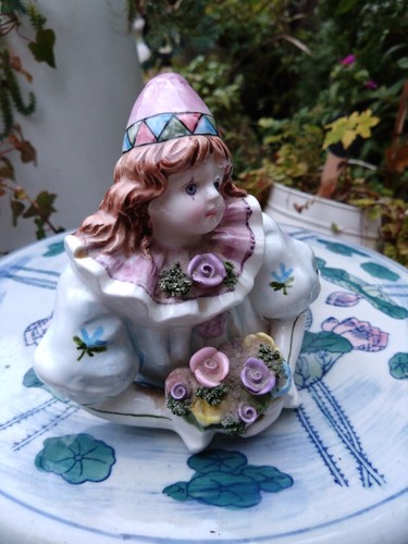 Porcelain pierrot clown schmid - clown,