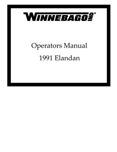 Winnebago 1991 elandan itasca - elandan,