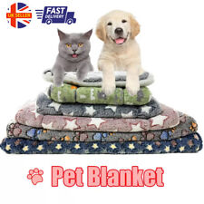 WARM PET BLANKET PAD CAT DOG BED SOFT FLEECE MAT WARM THERMAL RUG Pet Beds S/M/L