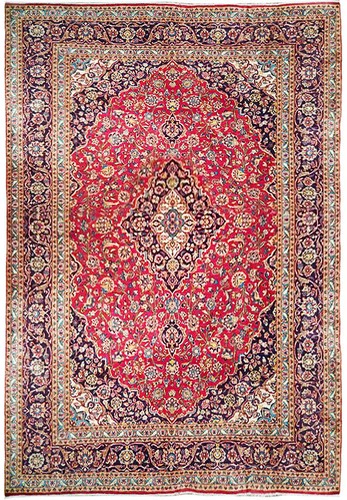 10x13 red semi antique - red, semi-antique