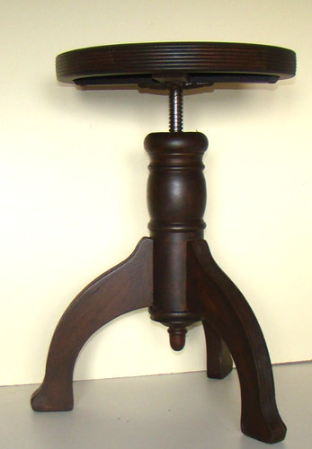Old piano stool circa 1900 - piano,